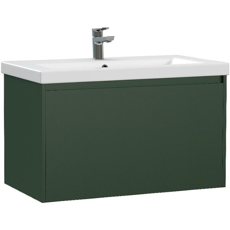 Тумба под раковину Cersanit Grande 80 64303 подвесная Зеленая