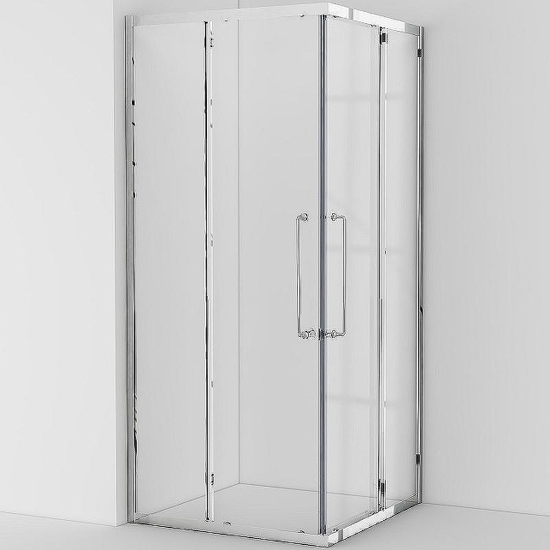 Душевой уголок Cezares Relax-304 100x100 RELAX-304-A-2-100-C-CR профиль Хром глянцевый стекло прозрачное