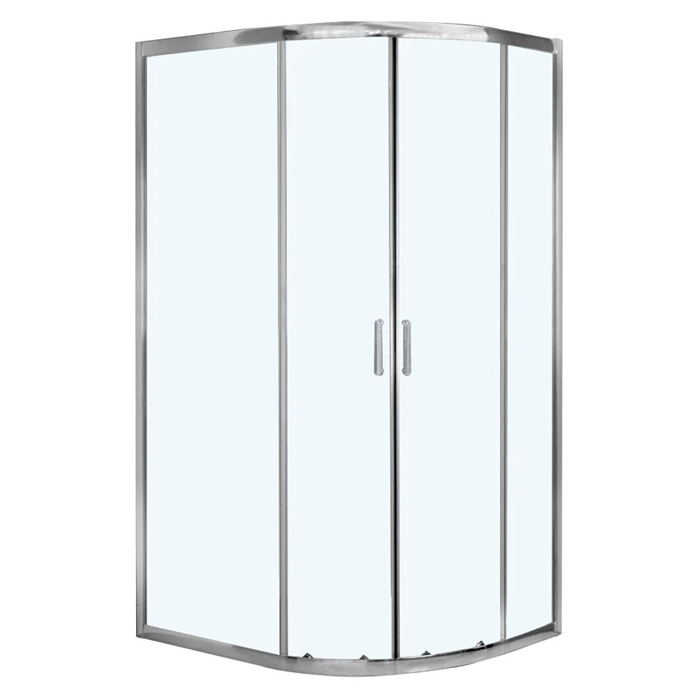 Душевой уголок BelBagno Uno хром 120х90х195 см полукруг стекло прозрачное 5 мм (UNO-195-RH-2-120/90-C-Cr)