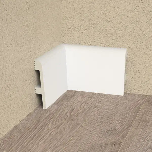 Уголок настенный полистирол внутренний Format 14DI белый 250x80x250 мм