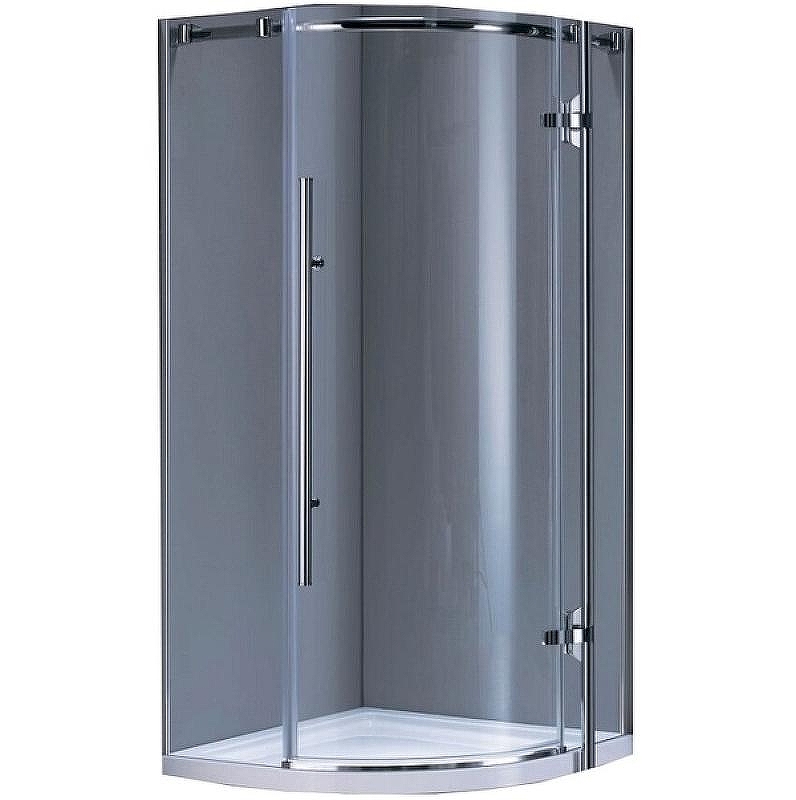 Душевой уголок Grossman 190x90 GR-5090 профиль Хром стекло прозрачное