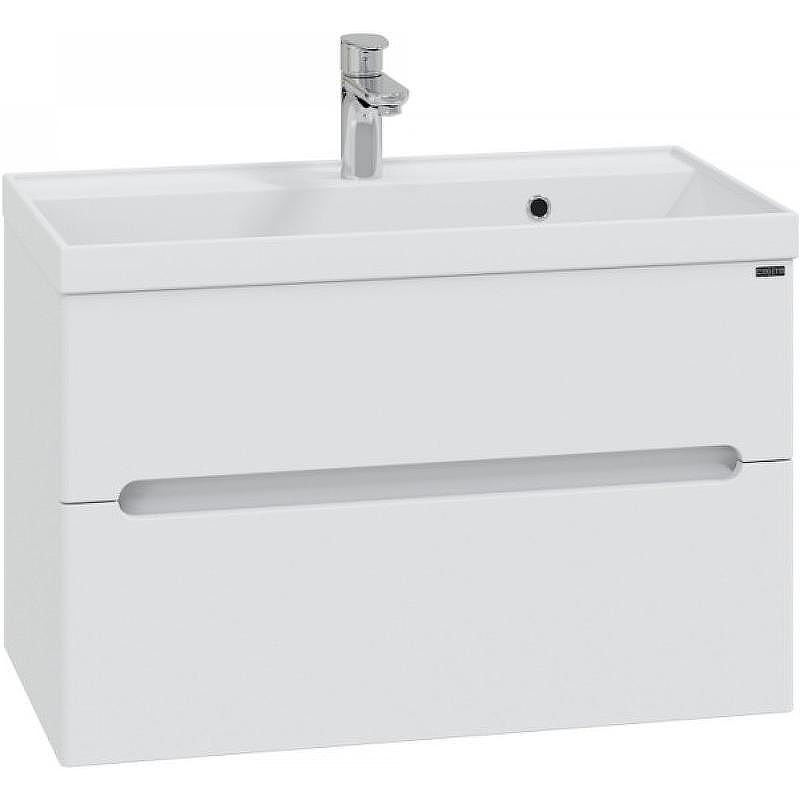Тумба под раковину СанТа Лондон 80 224004л подвесная Белая